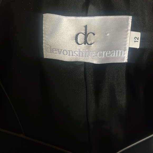 Vintage Devonshire Cream Lined Jacket Blazer - Picture 10 of 11